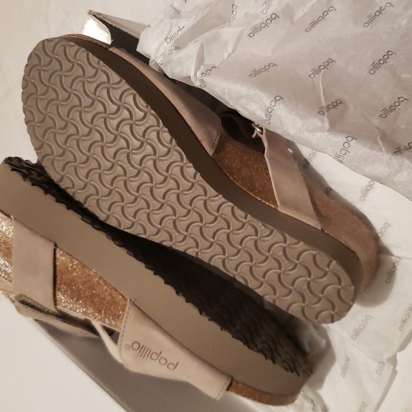 Birkenstock New LINDA Platform Wedge Sandal TAUPE NIB Arch Support Comfort 🎉HP - Picture 15 of 16